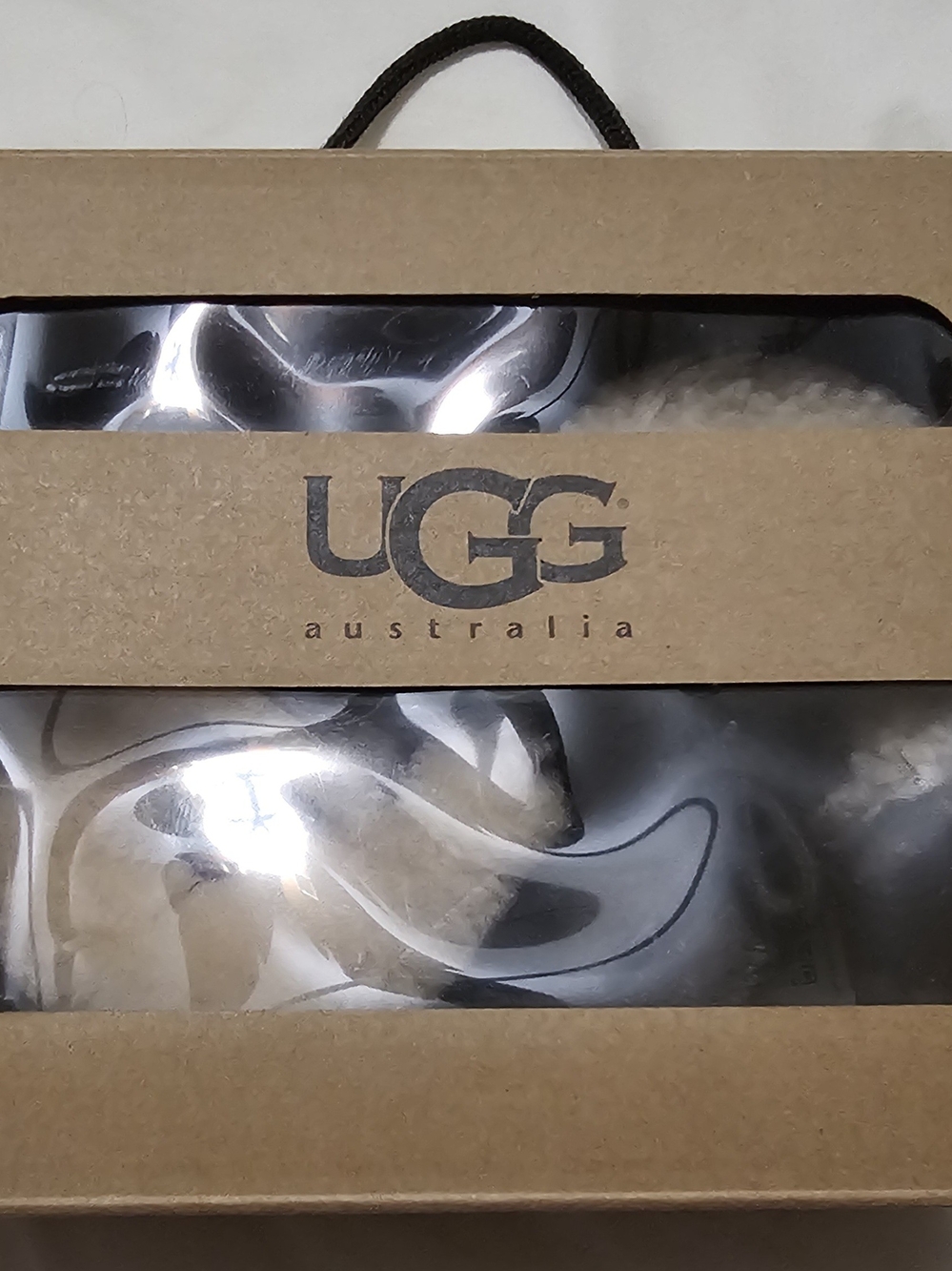 UGG Sparrow Infant Booties - Grey with Cream Trim